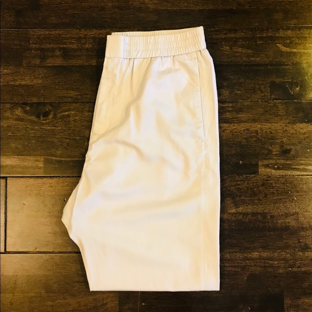 COS Elasticated Trouser in Light Grey